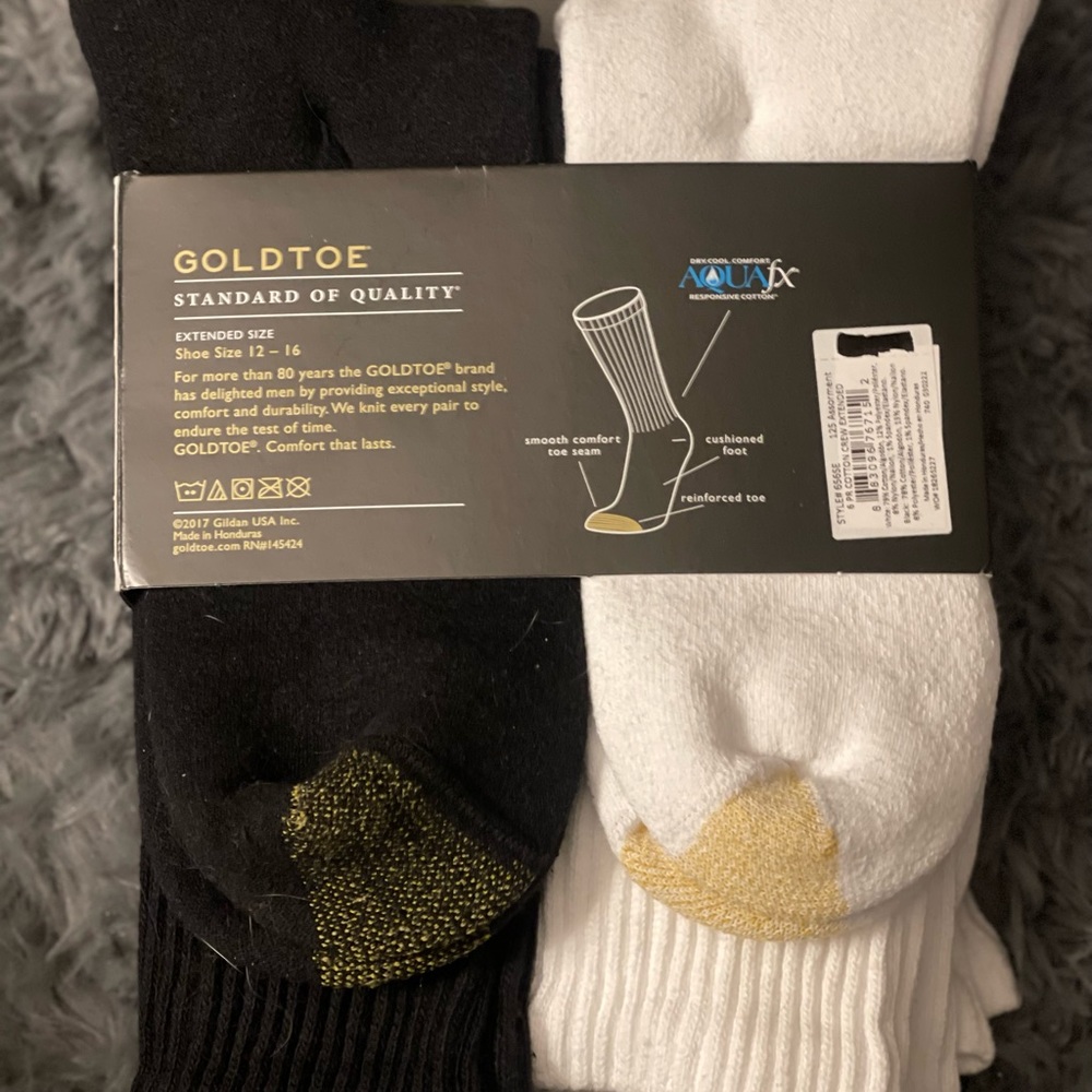 Sport GOLDTOE Men’s Extended Size 12-16 Socks